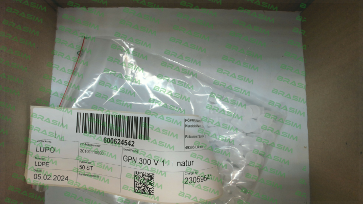 Poppelmann-P/N: 301 0111 0000, Type: GPN 300 V111 price