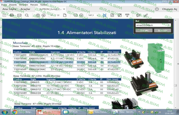 Eurogi-11E016401 / EMAS10 / 24AC / C price