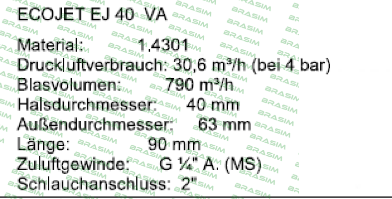 KRAHNEN-ECOJET EJ 40 VA price