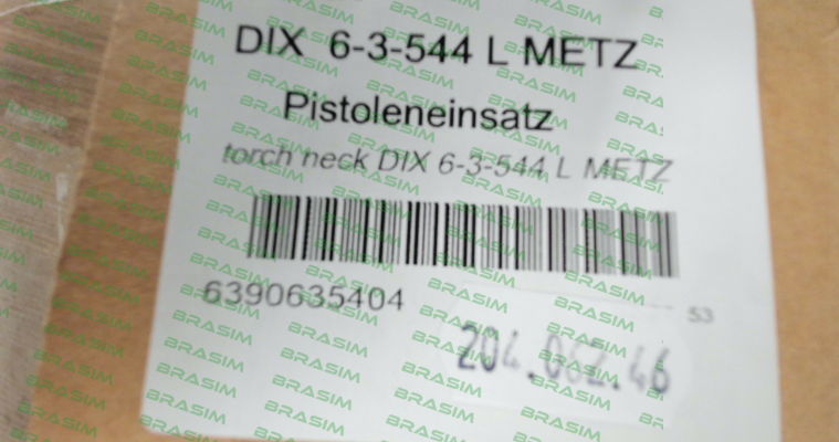 Dinse-6390635404 / DIX 6-3-544 L METZ price