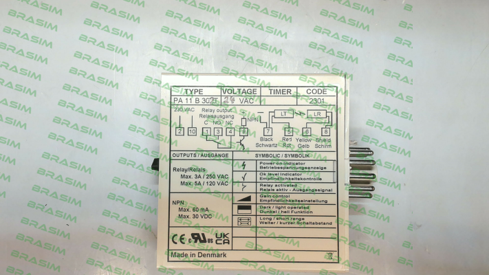 Telco-p/n: 8837, Type: PA 11 B 302T price