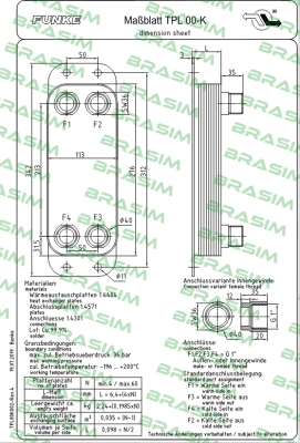 Funke-TPL 00 K 10-12 / PN: 632 800 817 2 00 price