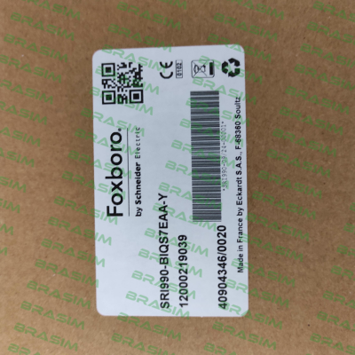 Foxboro (by Schneider Electric)-SRI990-BIQS7EAA-Y price