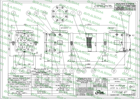 HS Cooler-KS25-AEN-421-L2000 price