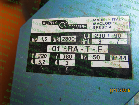 Alpha Pompe-01 1/2 RA-T-F price