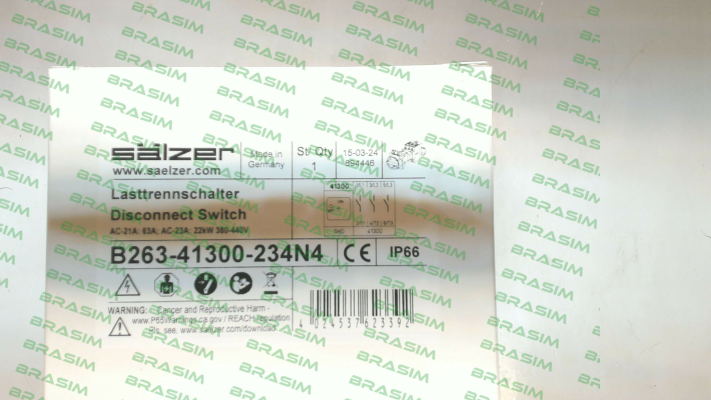 Salzer-B263-41300-234N4 price