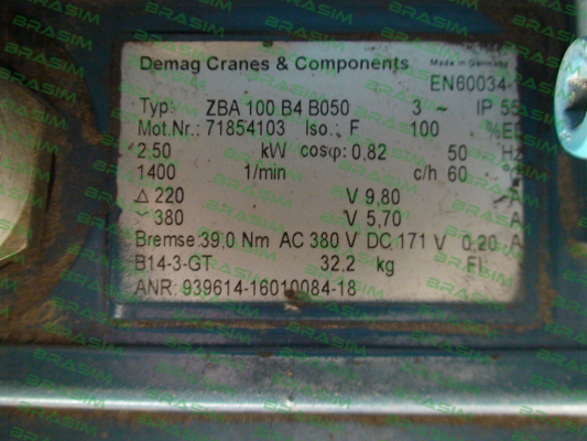 Demag-ZBA100 B4 B050 - 71854103  price