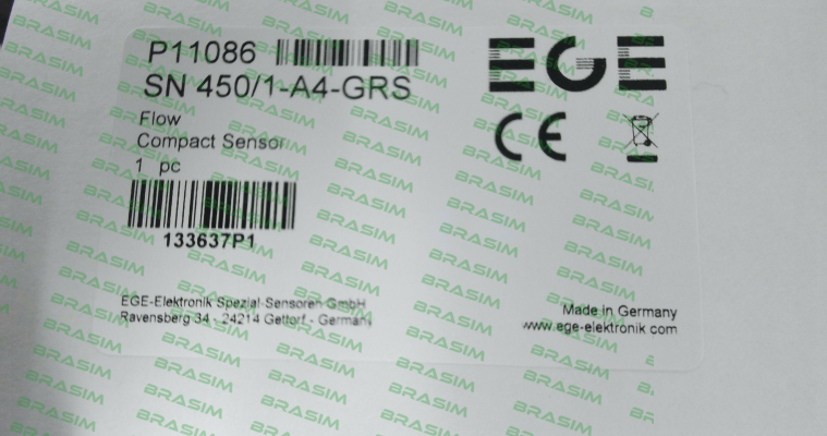 Ege-p/n: P11086, Type: SN 450/1-A4-GRS price