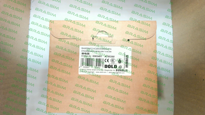 Dold-p/n: 0063451, Type: BA9053/412 AC20mA/200mA/1A price