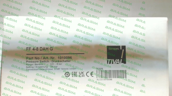 Tival-Sensors-Art.No. 1010096, Type: FF 4-8 DAH G price