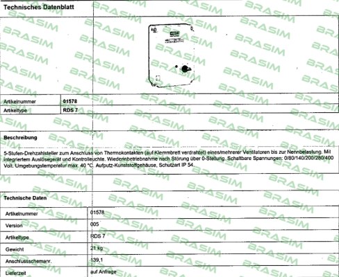 Merz-01578 / RDS 7 price