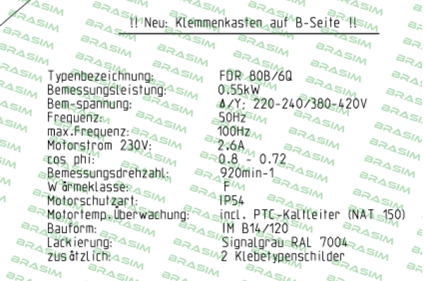 Dietz-Motoren-P/N: 2502.5282.2 Type: FDR 80B-6Q price