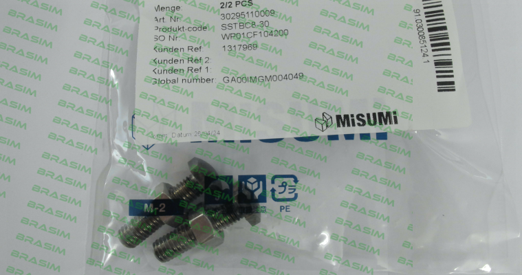 Misumi-SSTBC8-30 price