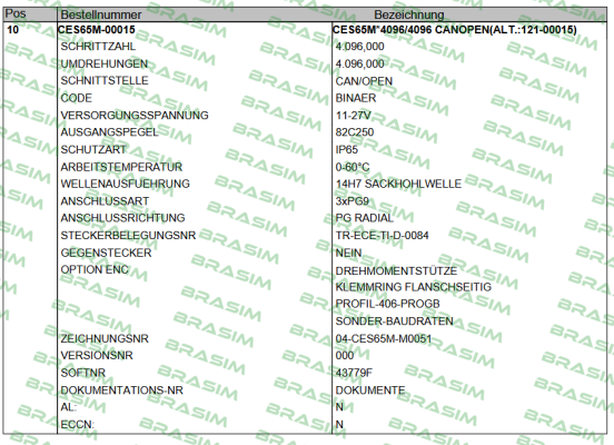 TR Electronic-CES65M-00015 price