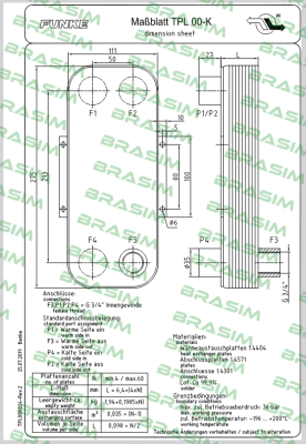 Funke-TPL 00-K-6-22 / 1 043 375 price