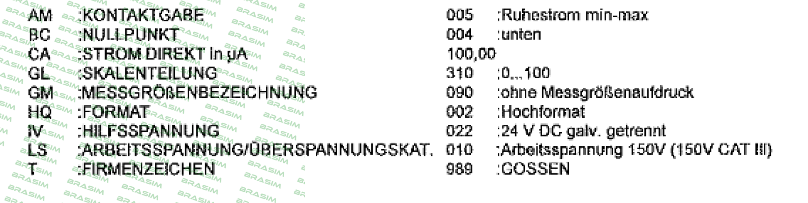 Gossen-2524P-000047 price