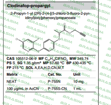 AccuStandard-P-755N (chemical) 10 mg  price