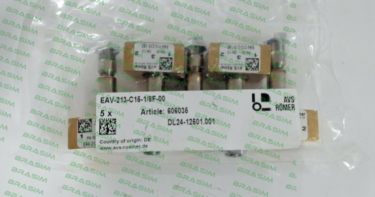 Avs Römer-P/N: 606035 Type: EAV-213-C15-1/8F-00 price