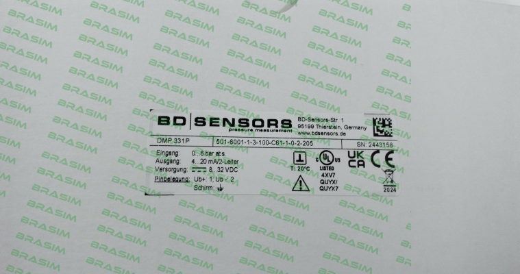 Bd Sensors-DMP 331 P / 501-6001-1-3-100-C61-1-0-2-205 price