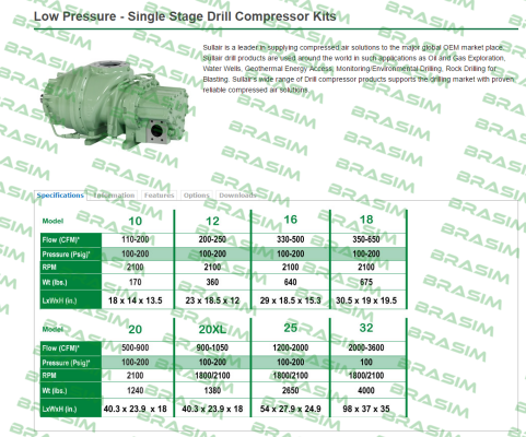 Sullair-Model 16  price