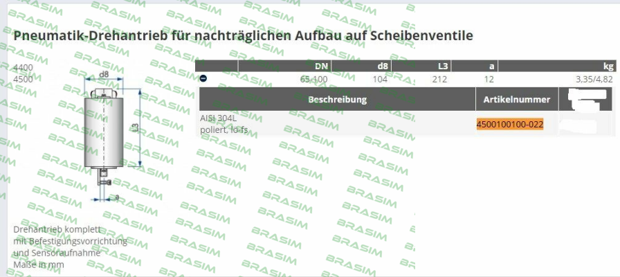 Kieselmann-4500100100-022 price