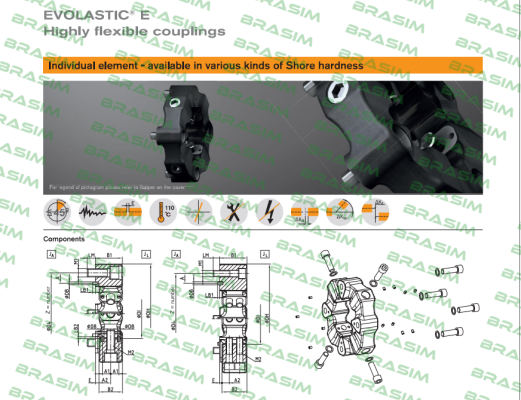 KTR-P/N: 10004021, Type: EVOLASTIC 280 E MN price