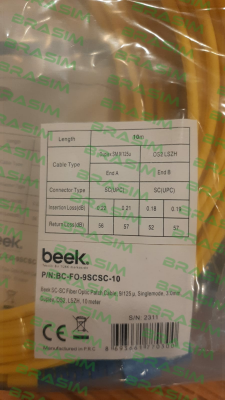 Beek-BC-FO-9SCSC-10 price