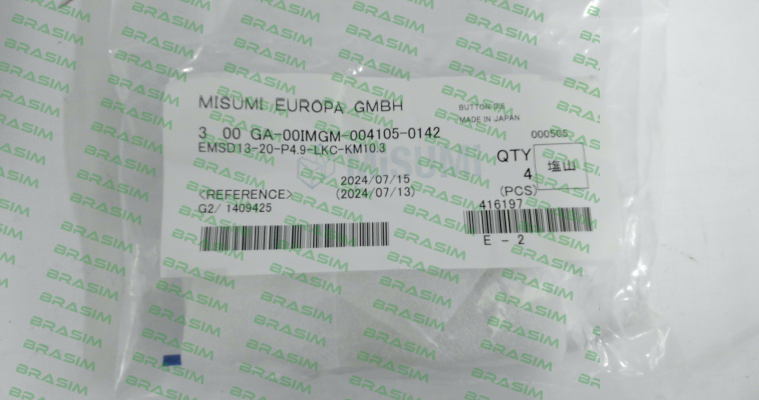 Misumi-EMSD13-20-P4.9-LKC-KM10.3 price