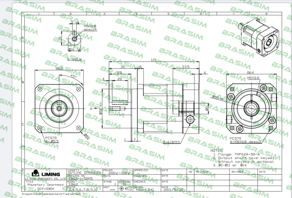 Liming Motor-LM-SB62-1/10-14-P1+ 7MP62A-50-A price