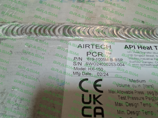 API Airtech-PCR 619-1005 M-BSP price