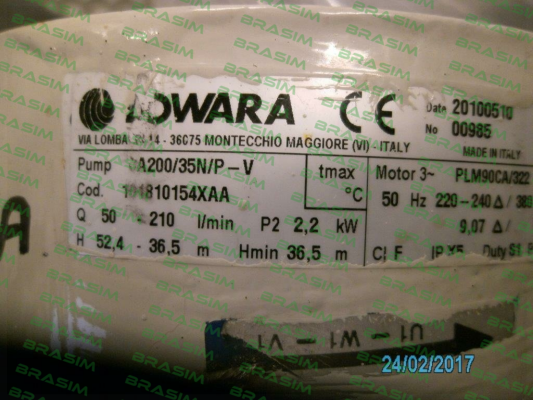 Lowara-CA200/35N/P-V price