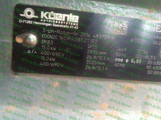 Küenle-KDGN2C 160Mx2 BT ZT IE2 price