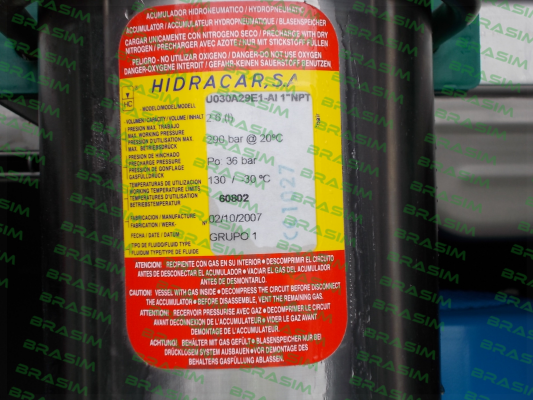 Hidracar-U030A29E1-AI 1"NPT  price