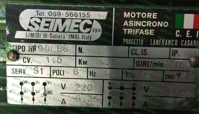 Seimec (Rossi)-OOL B8 obsolete replaced by HB 100LB 8 230.400-50 B5 price