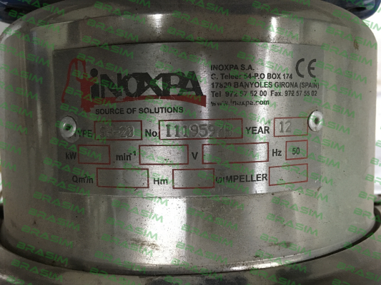 Inoxpa-8GC10-0201452  price