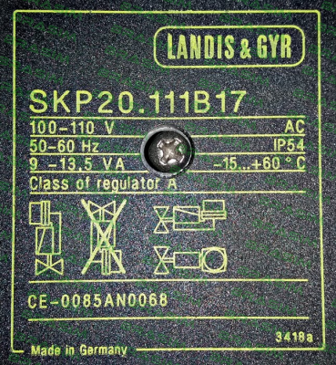 Siemens (Landis Gyr)-SKP20.111B17 obsolete, replacement SKP25.001 E1  price