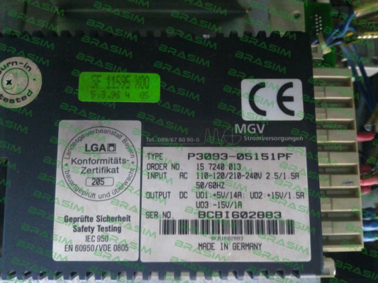 MGV-P3093-Q5151PF obsolete, replaced by P3094-05151PF  price