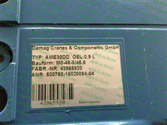 Demag-AME 30 DD-M0-46-3-45.5 price