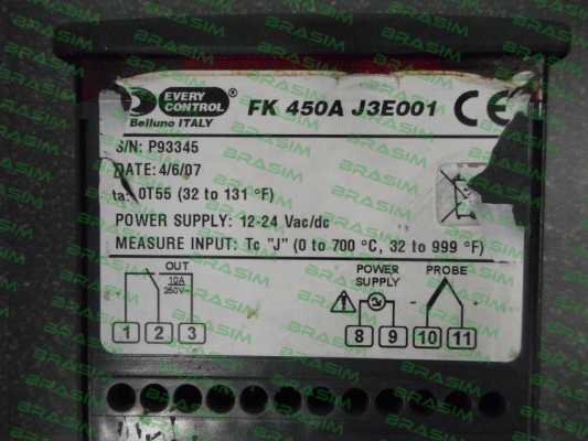 EVCO - Every Control-FK 450A J3E001 - obsolete, no replacement  price