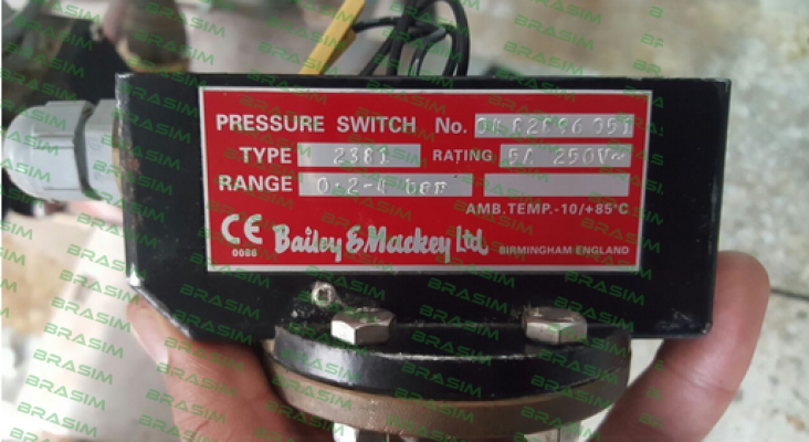 Bailey & Mackey-Type 2381 price