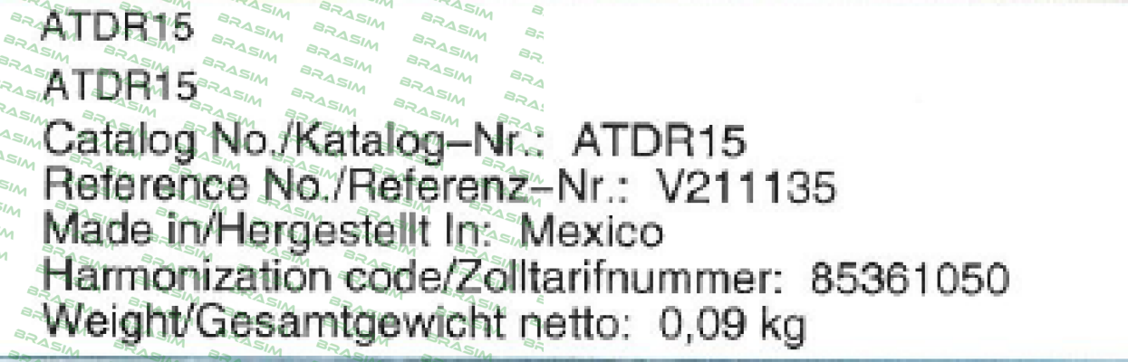 Mersen-ATDR15 (V211135)  price