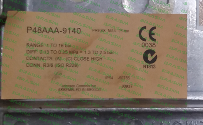 Johnson Controls-P48AAA-9140 (284.2264) price