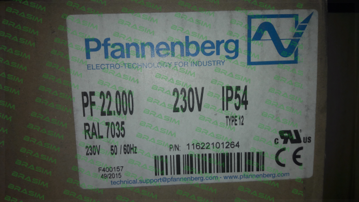 Pfannenberg-PF22.000 OEM- alternative 11622101055/ PF22.000  price