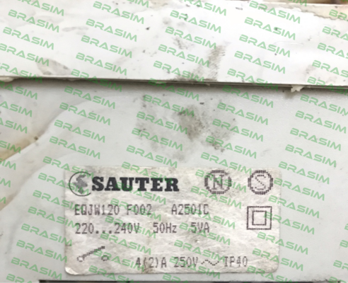 Sauter-EQJW120 F002 A2501C  price