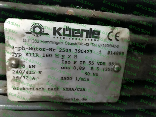 Küenle-K11R 160 MY2H  oem  price