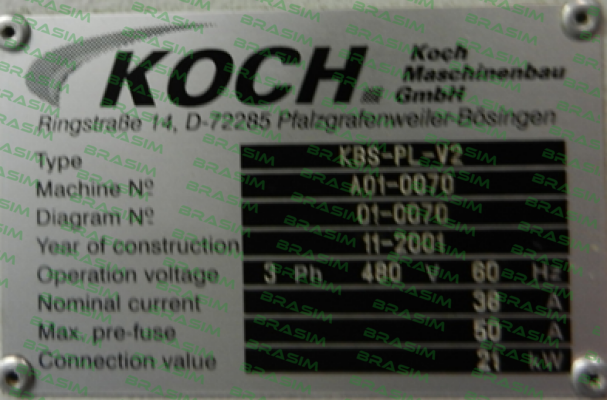 KOCH-KBS-PL price