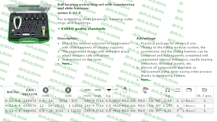 KUKKO-K-22-C-E price