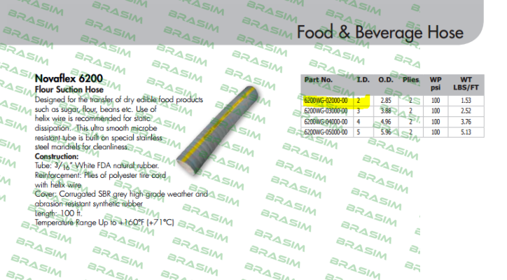 NOVAFLEX -6200WG-02000-00  price