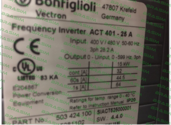 Bonfiglioli-ACT401 25 A price