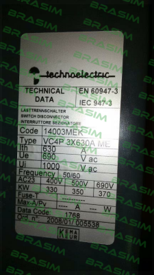 Technoelectric-TEH14003 price